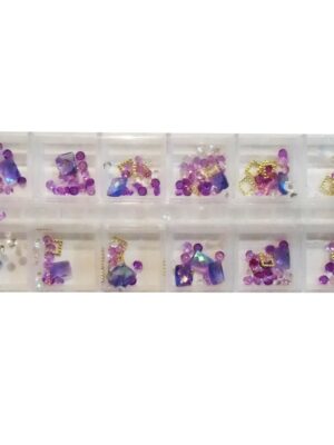 نگین ناخن مدل 13 مجموعه 12 عددی