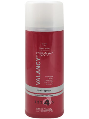 اسپری نگهدارنده حالت مو والانسی مدل Shine حجم 200 میلی لیتر