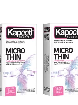 کاندوم کاپوت مدل Micro Thin مجموعه 2 عددی