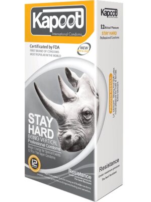 کاندوم تاخیری کاپوت مدل Stay Hard بسته 12 عددی