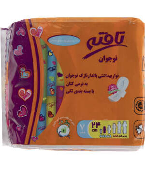 نوار بهداشتی تافته مدل Teen بسته 7 عددی