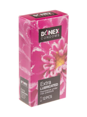 کاندوم بونکس مدل Extra Lubricated بسته 12 عددی