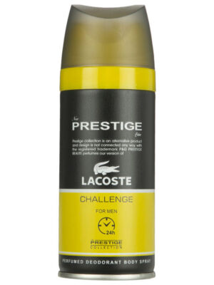 اسپری خوشبو کننده بدن مردانه پرستیژ مدل Lacoste Challenge حجم 150 میلی لیتر