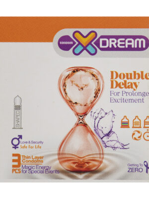 کاندوم ایکس دریم مدل Double Delay بسته 3 عددی