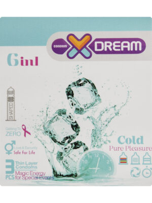کاندوم ایکس دریم مدل Cold بسته 3 عددی