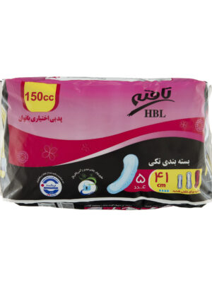 پد بی اختیاری بانوان تافته مدل HBL بسته 5 عددی