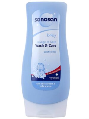 شامپو بدن بچه سانوسان مدل Baby Wash And Care حجم 400 میلی لیتر