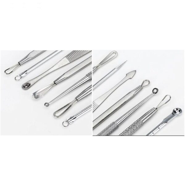 مجموعه ابزار پاک‌سازی پوست کیو وای اچ مدل derm-3198 بسته 7 عددی