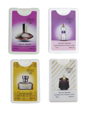 عطر جیبی زنانه اسمارت کالکشن مدل SMT812 حجم 20 میلی لیتر مجموعه 4 عددی