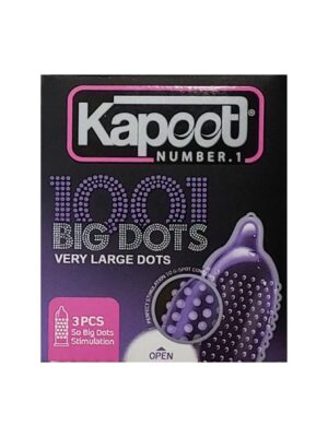 کاندوم کاپوت مدل BIG DOTS بسته 3 عددی
