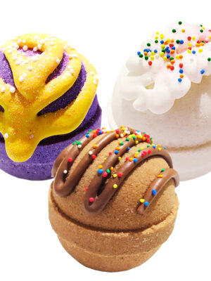 کوکتل نمک حمام اور مدل Sweets VWBR وزن ۱۱۵ گرم بسته 3 عددی