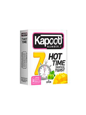 کاندوم کاپوت مدل Hot Time 7  بسته 3 عددی