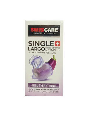 کاندوم سوئیس کر مدل LARGO بسته 12 عددی