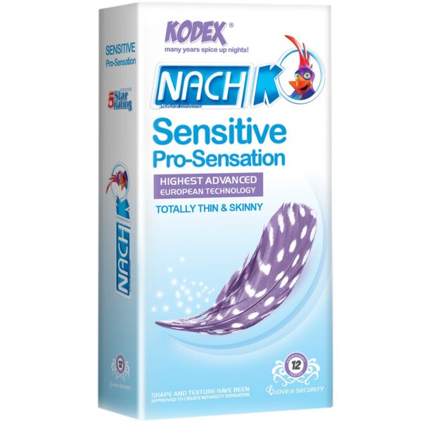 کاندوم کدکس مدل Sensitive Pro-Sensation بسته 12 عددی