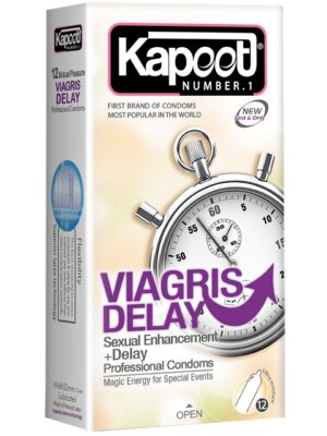 کاندوم کاپوت مدل Viagris Delay بسته 12 عددی