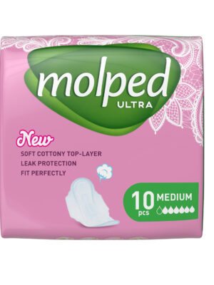 نوار بهداشتی مولپد مدل ultra بسته 10 عددی