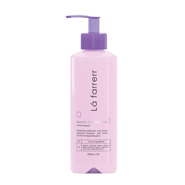 ژل بهداشتی بانوان یائسه لافارر مدل Gentinal Cleansing Gel حجم 250 میلی لیتر