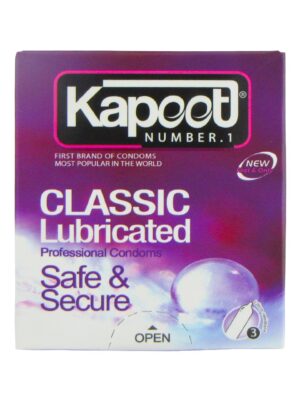 کاندوم کاپوت مدل Classic Lubricated بسته 3  عددی