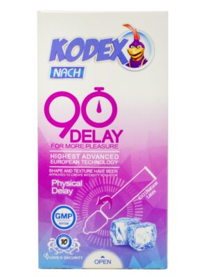 کاندوم ناچ کدکس مدل 90DELAY بسته 10 عددی