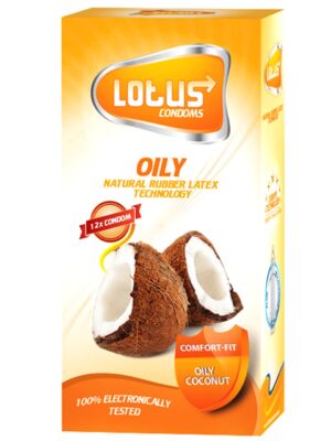 کاندوم لوتوس مدل Oily بسته 12 عددی