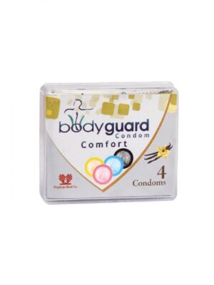 کاندوم بادی گارد مدل کامفورت بسته 4 عددی