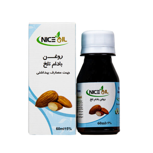 روغن بادام تلخ نایس اُیل کد 002 حجم 60 میلی لیتر