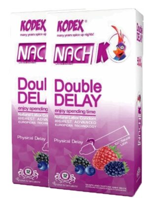 کاندوم تاخیری دوبل ناچ مدل Double Delay دو بسته 12 عددی