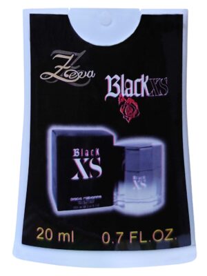 عطر جیبی مردانه زوا مدل Black XS حجم 20 میلی لیتر