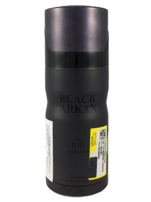 اسپری ضد تعریق مردانه ریو کالکشن مدل Rio Black Arkan حجم 150ml