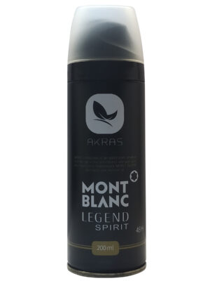 اسپری خوشبوکننده بدن مردانه آکراس مدل MONT BLANC حجم 200 میلی لیتر