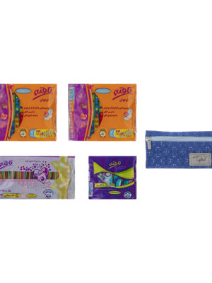 نوار بهداشتی تافته مدل Sensitive مجموعه 5 عددی