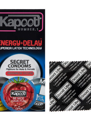 کاندوم خاردار کاپوت مدل Energy بسته 12 عددی به همراه یک عدد کاندوم Good Life