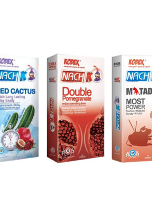 کاندوم ناچ کدکس مدل DELAY مجموعه 3 عددی