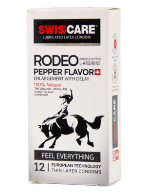 کاندوم سوییس‌کر مدل Rodeo بسته 12 عددی