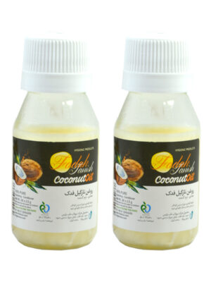 روغن نارگیل فدک مدل coconut oil حجم 50 میلی لیتر مجموعه 2 عددی