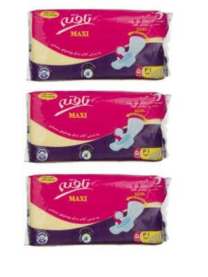 نوار بهداشتی تافته مدل Maxi مجموعه 3 عددی