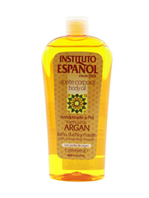 روغن بدن انستیتو اسپانول مدل argan oil حجم 400 میلی لیتر