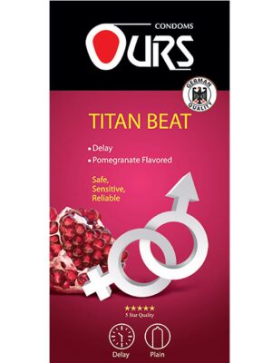 کاندوم ساده اورز مدل Titan Beat بسته 12 عددی