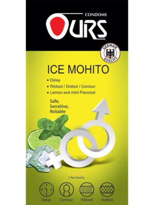 کاندوم تاخیری اورز مدل Ice Mohito بسته 12 عددی