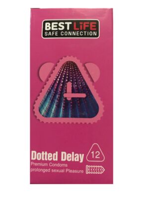 کاندوم بست لایف مدل Dotted Delay بسته 12 عددی