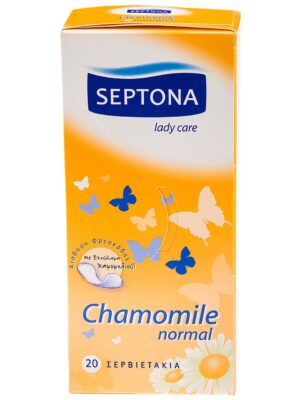 پد بهداشتی روزانه نازک سپتونا مدل Chamomile Normal - بسته 20 عددی