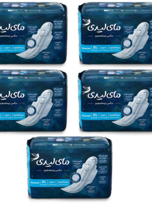 نوار بهداشتی مای لیدی مدل Maxi Night مجموعه 5 عددی