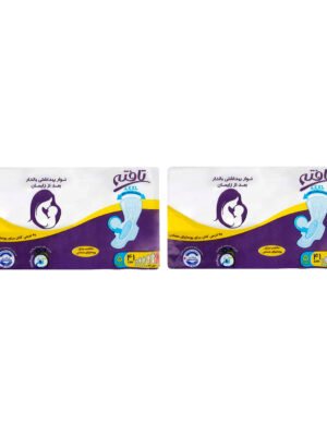 پد بعد از زایمان تافته مدل soft مجموعه 2 عددی