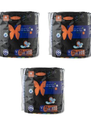 نوار بهداشتی تافته مدل cotton like مجموعه 3 عددی