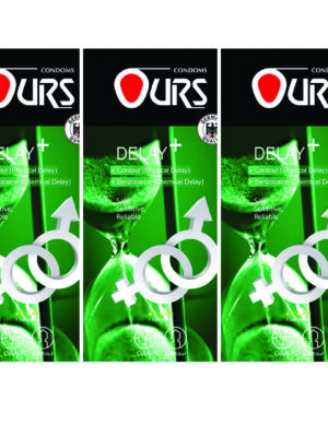 کاندوم اورز مدل Delay Plus مجموعه 3 عددی