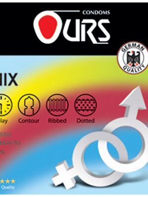 کاندوم ساده اورز مدل Mix بسته 3 عددی