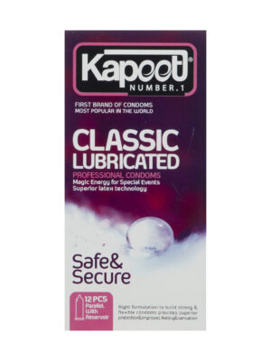 کاندوم کاپوت مدل Classic Lubricated بسته 12 عددی