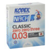کاندوم ناچ کدکس مدل 0.03 بسته 3 عددی (مشخصات کامل+خرید)