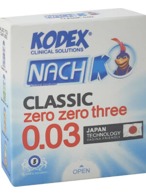 کاندوم ناچ کدکس مدل 0.03 بسته 3 عددی