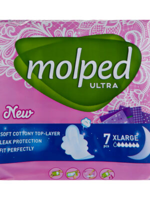 نوار بهداشتی مولپد مدل ultra X247 بسته 7 عددی